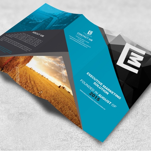 Tri-Fold Brochure Design Mock-up thumb