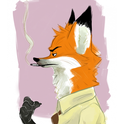 Smoking Fox