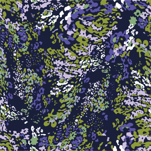 Abstract Floral Seamless Pattern