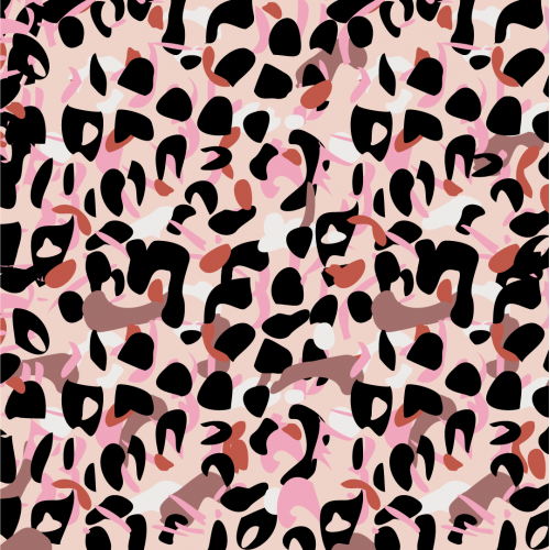 Abstract Animal Leopard Print Seamless Pattern