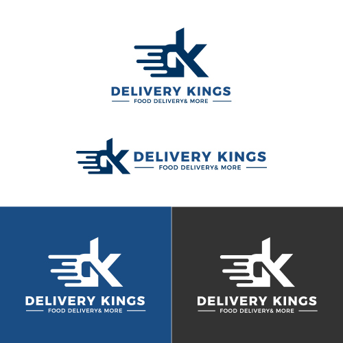 Delivery company logo design.