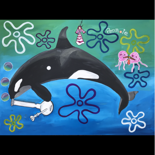 Orca painting