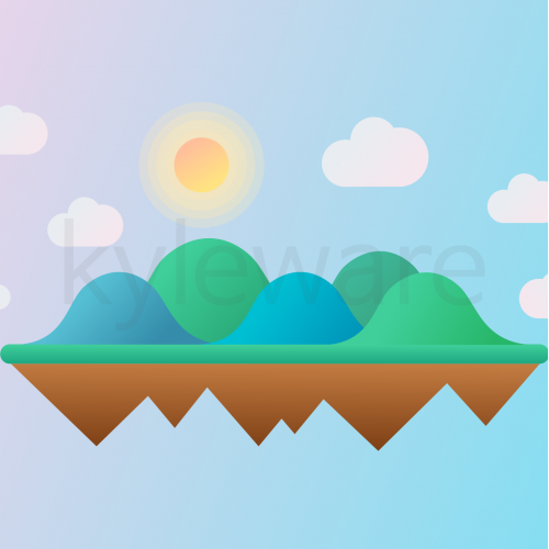 Floating Island Illustration
