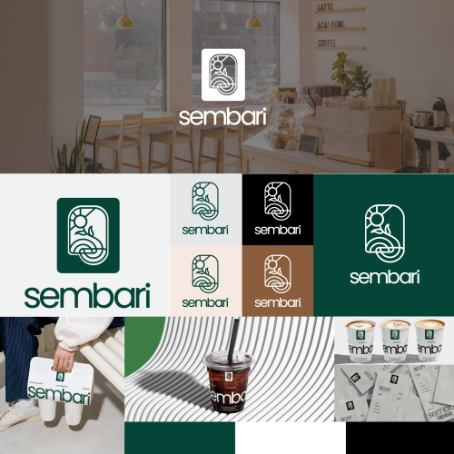 Sembari Cafe Logo Branding