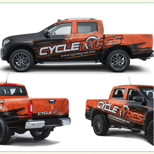 Cycletyres.com Truck Wrap