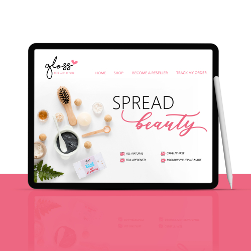 Gloss Skin and Beyond Web Design