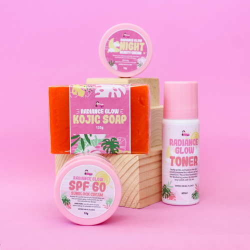 Face and Body by Lee - Radiance Glow Beauty Set Labels thumb