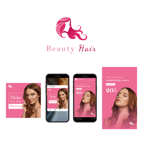 Logo and social media content