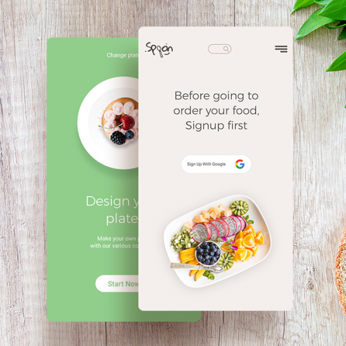 Mobile App design for Restaurant thumb