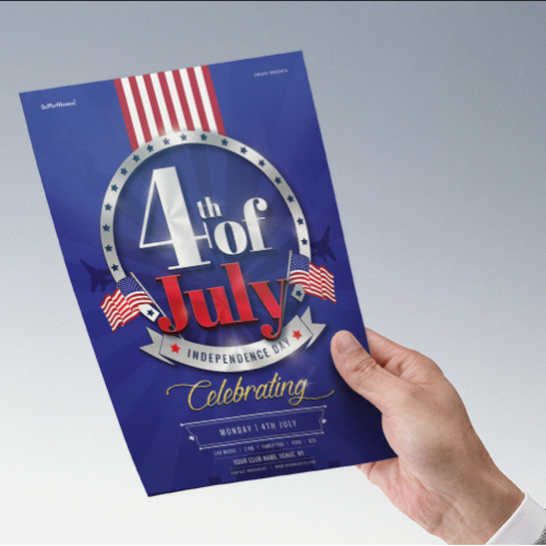 Flyer and Poster Design for Independence Day