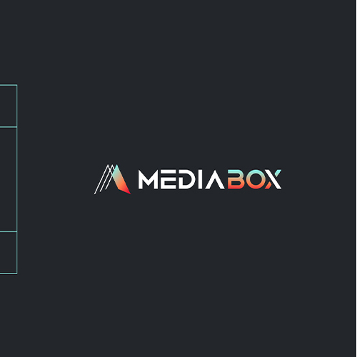 MEDIA BOX logo design thumb
