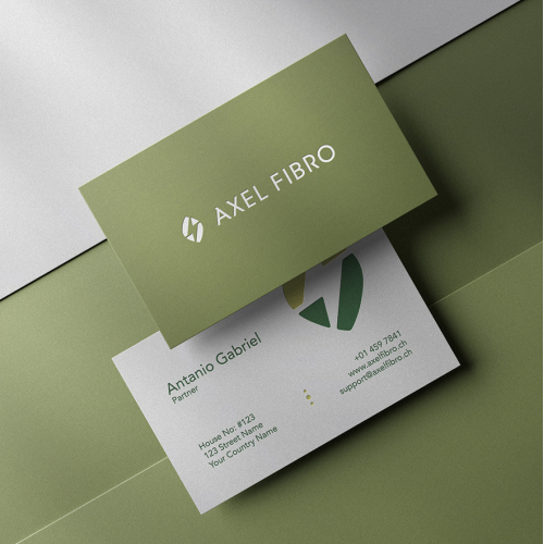 Axel Fibro Logo Design thumb