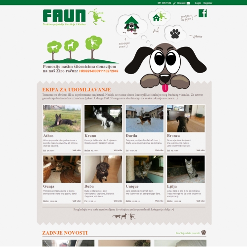 Faun - Prijatelji životinja web
