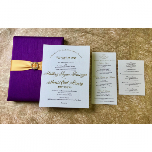 Aubergine Wedding Suite