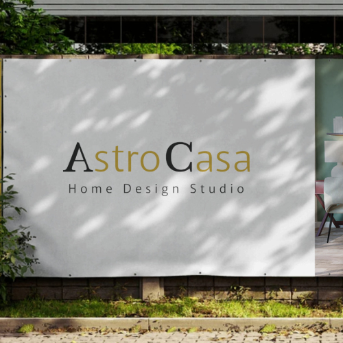 Astro Casa elegant wordmark logo