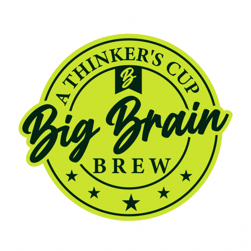 Big Brain Brew Badge Logo
