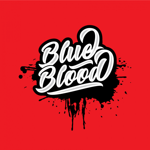 Blue Blood Typography design thumb