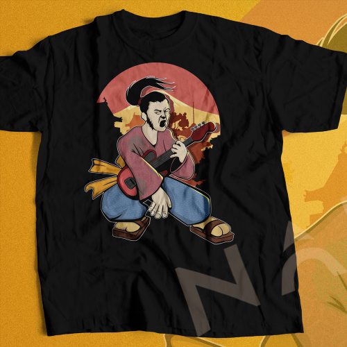 Samurai Shirt Design thumb