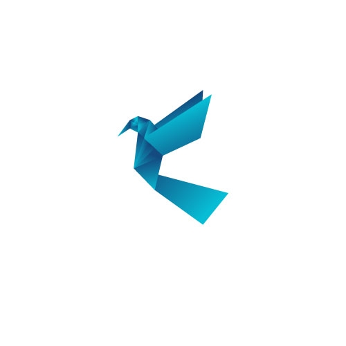 origami_ birds fly