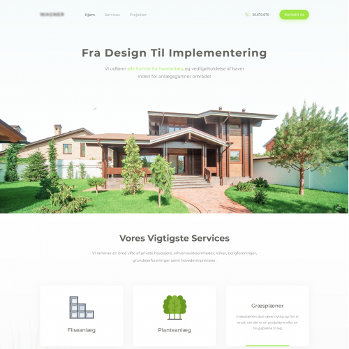 Landing Page for Landscaping Company thumb