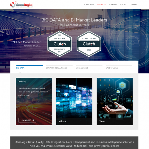 Corporate website design for Denologix thumb