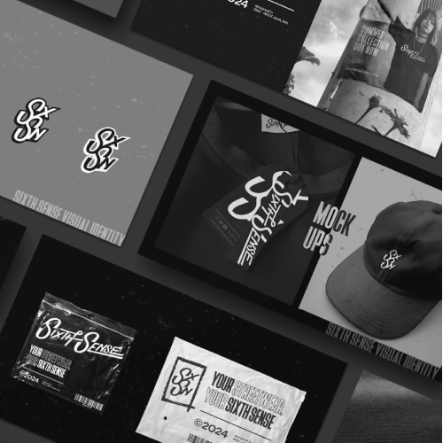 Preview of a fashion brand visual identity