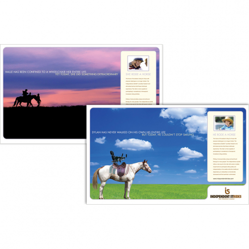 Independent Strides Logo and Ad Series