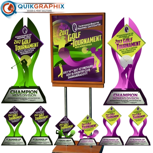Golf Tournament Trophy Design