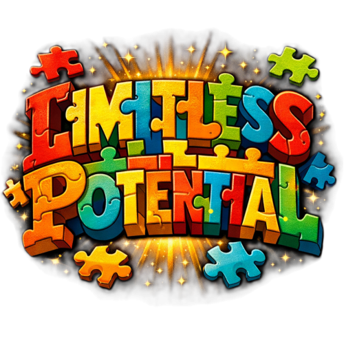 Limitless Potential Puzzle Typography