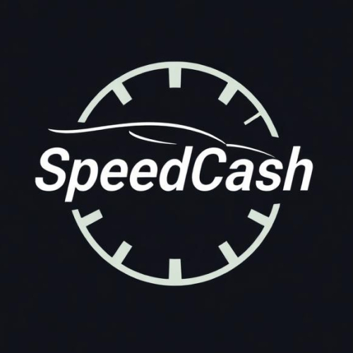 SpeedCash — Automotive Speedometer Logo