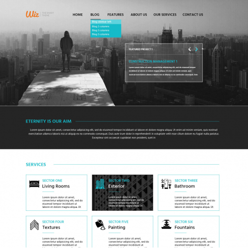 psd web layout thumb