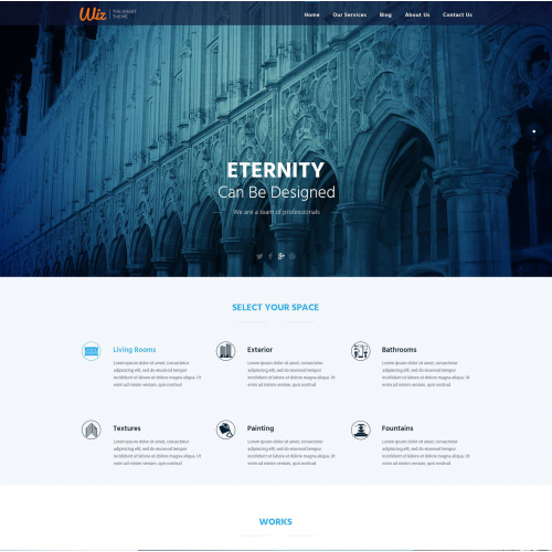 psd web layout thumb