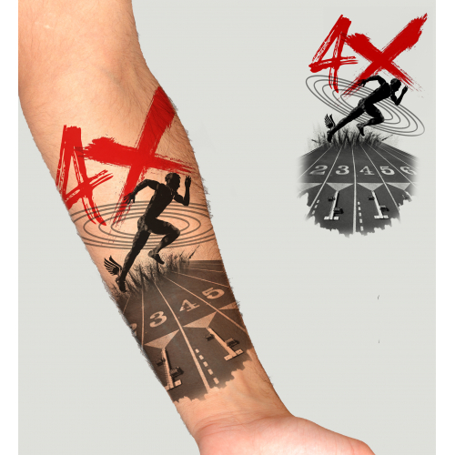 Tattoo Design for 4X Athlete