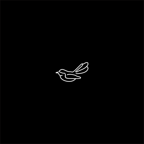 bird logo outline