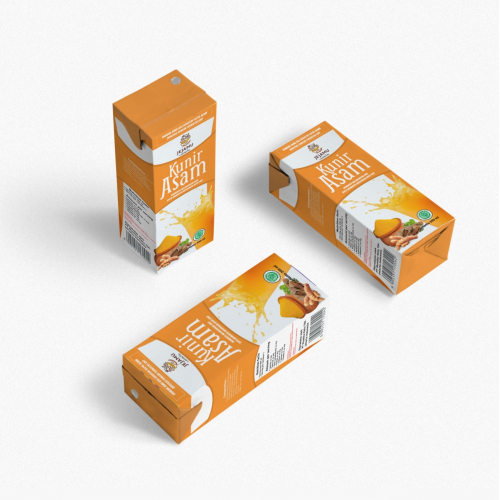 kunir asam - juice box packaging design thumb