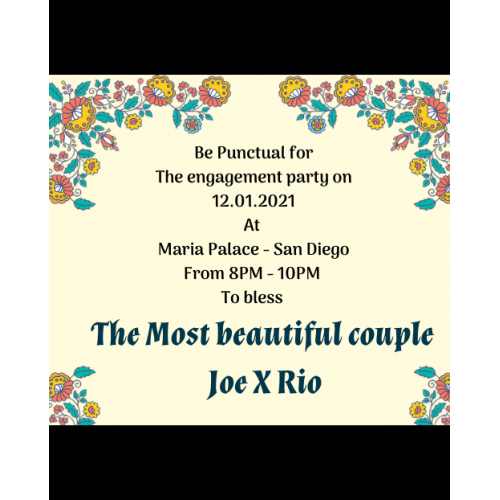 Engagement Invitation