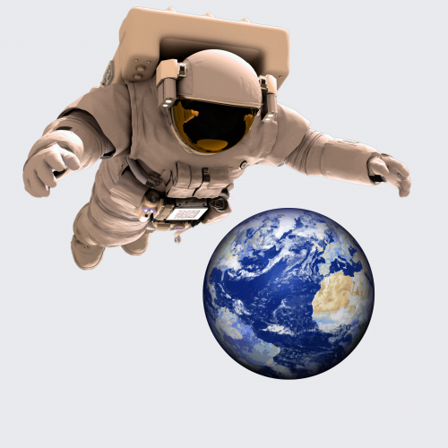 ASTRONAUTA E PLANETA