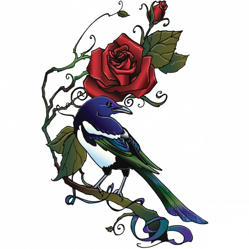 Magpie Rose