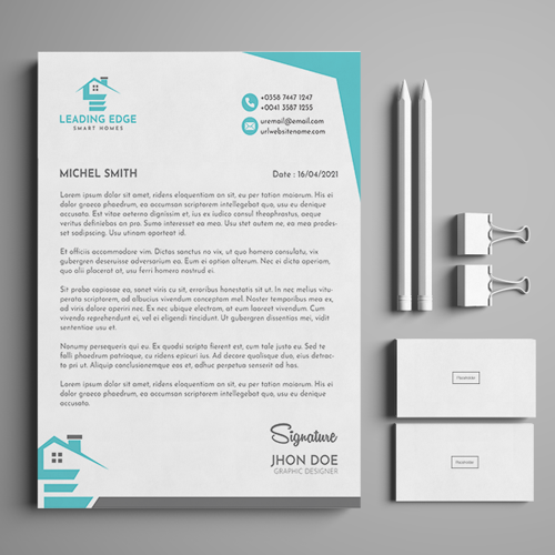 letterhead design
