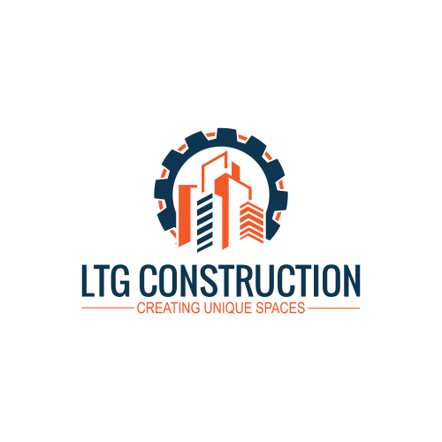 ltg contraction logo design