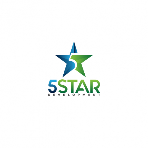 5 Star logo Design