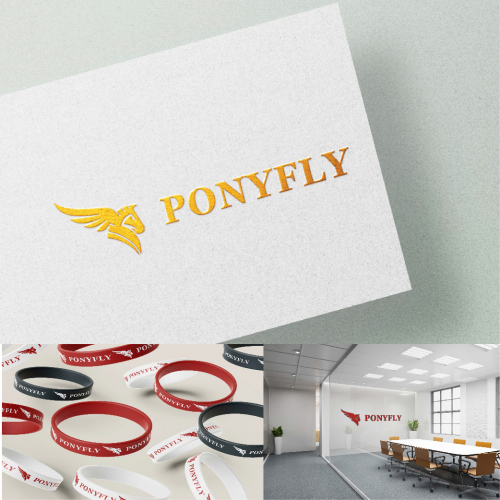 Pony Fly Logo Design