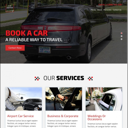 CAR RENTAL Web Site Design