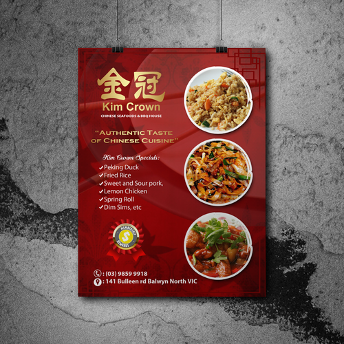 Food poster design