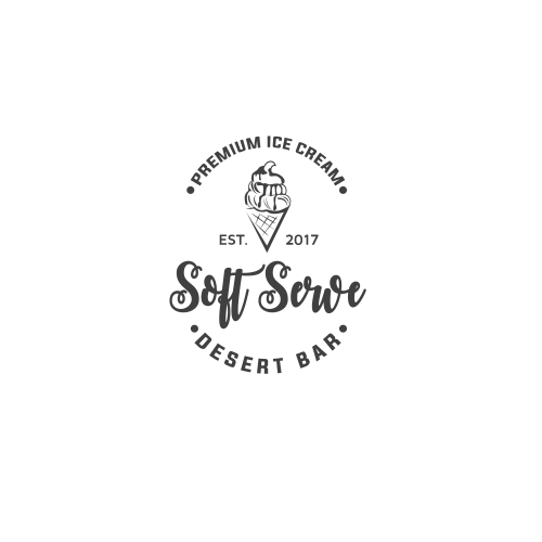Emblem Logo for ice cream company thumb