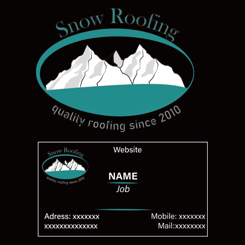 snow roofing black paper