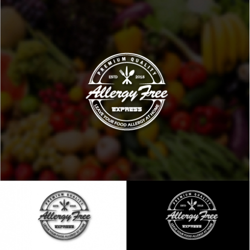 restaurant logo design (Allergy free)