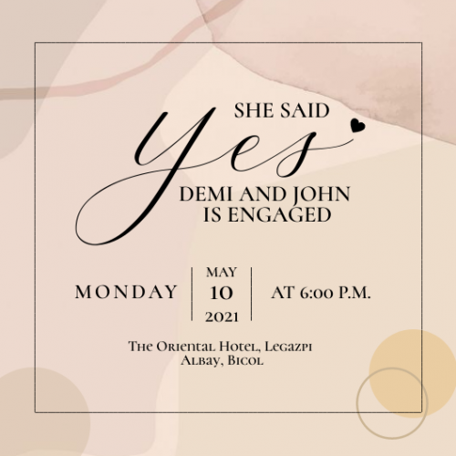 She Said Yes!