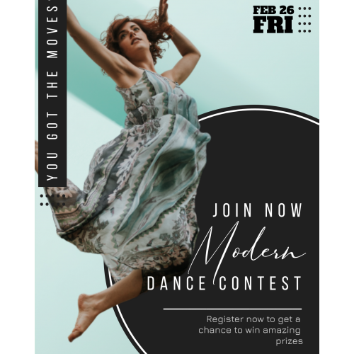 Modern Dance Contest Poster