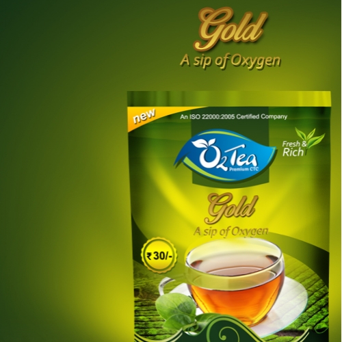 O2 Tea Packaging Design